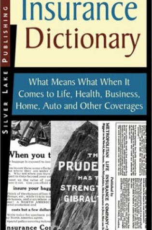 Cover of Insurance Dictionary