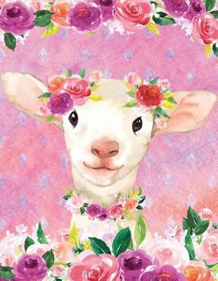 Book cover for My Big Fat Bullet Journal for Animal Lovers Lamb in Flowers