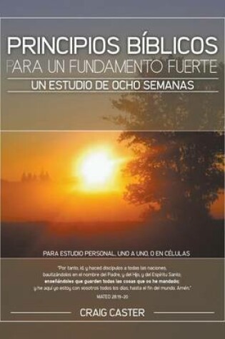 Cover of Principios Biblicos Para Un Fundamento Fuerte