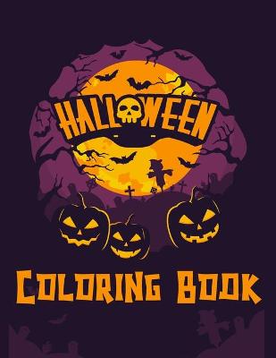 Book cover for Halloween Coloring Book