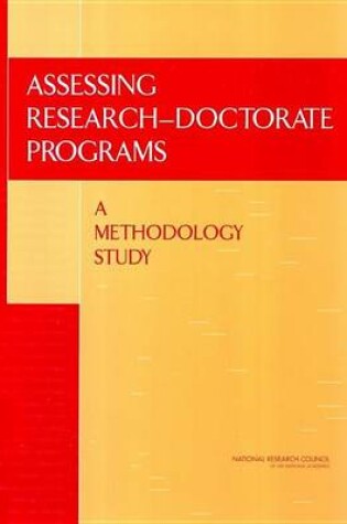 Cover of Assessing Research-Doctorate Programs: A Methodology Study