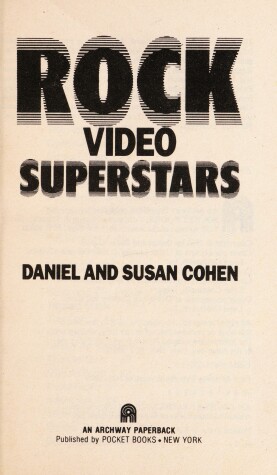 Book cover for Rock Video Superstars