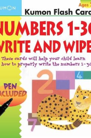 Cover of Numbers 1-30 Write & Wipe Flash Cards