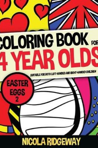 Cover of Coloring Book for 4 Year Olds (Easter eggs 2)