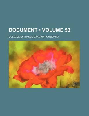 Book cover for Document (Volume 53)