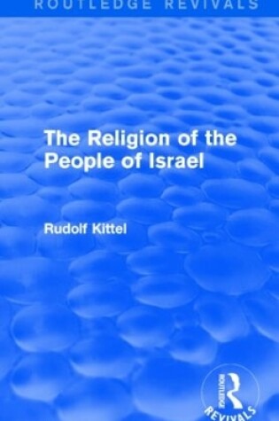 Cover of The Religion of the People of Israel