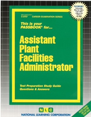 Book cover for Assistant Plant Facilities Administrator