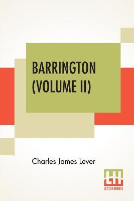 Book cover for Barrington (Volume II)