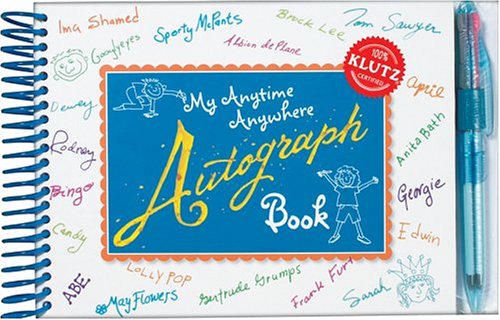 Book cover for My Anytime Anywhere Autograph Book