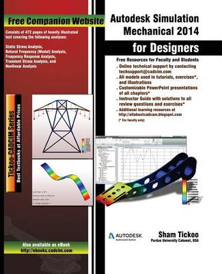 Book cover for Autodesk Simulation Mechanical 2014 for Designers