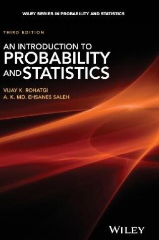Cover of An Introduction to Probability and Statistics 3e