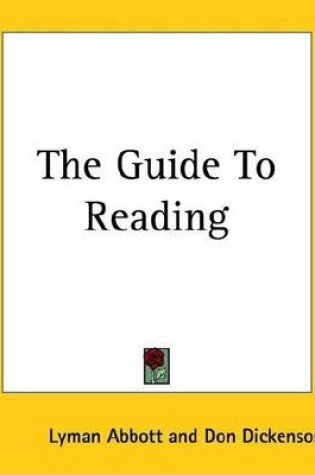 Cover of The Guide to Reading