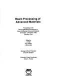 Book cover for 2nd International Conference on Beam Processing of Advanced Materials