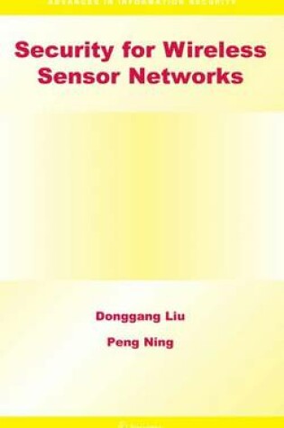 Cover of Security for Wireless Sensor Networks