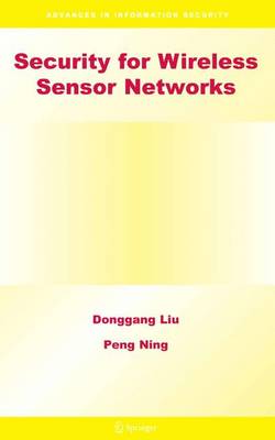 Book cover for Security for Wireless Sensor Networks