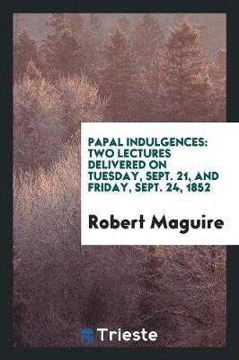 Book cover for Papal Indulgences