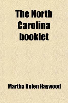 Book cover for North Carolina Booklet (Volume 9-10)