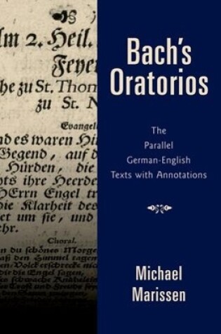 Cover of Bach's Oratorios