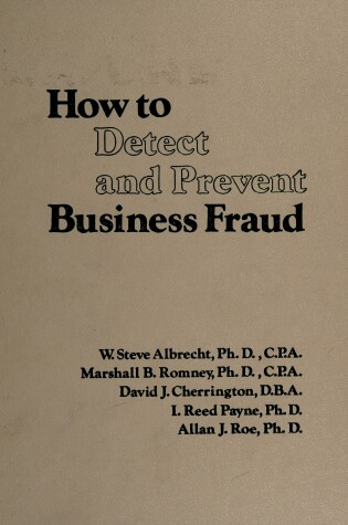 Cover of How to Detect and Prevent Business Fraud