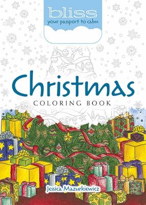 Book cover for Bliss Christmas Coloring Book