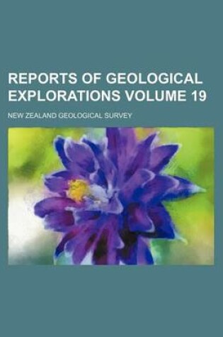 Cover of Reports of Geological Explorations Volume 19