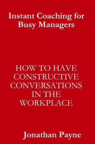 Cover of Instant Coaching for Busy Managers