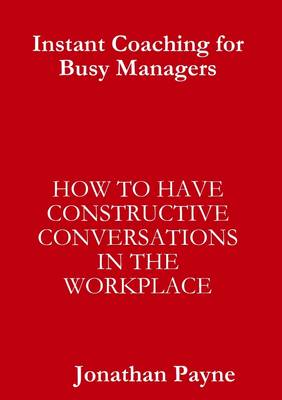 Book cover for Instant Coaching for Busy Managers