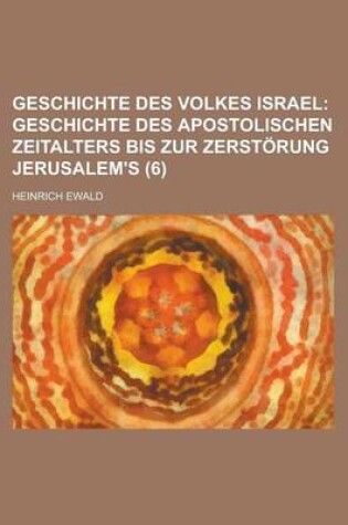 Cover of Geschichte Des Volkes Israel (6)