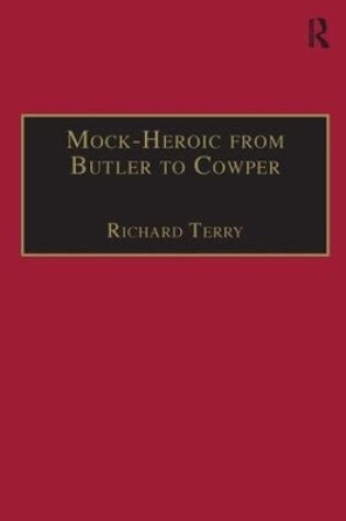 Cover of Mock-Heroic from Butler to Cowper