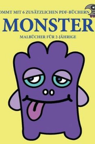 Cover of Malbücher für 2-Jährige (Monster)