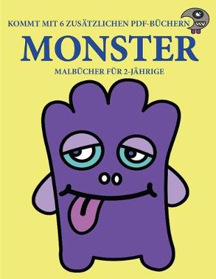 Book cover for Malbücher für 2-Jährige (Monster)