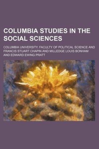 Cover of Columbia Studies in the Social Sciences