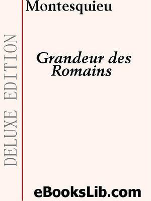 Book cover for Grandeur Des Romains