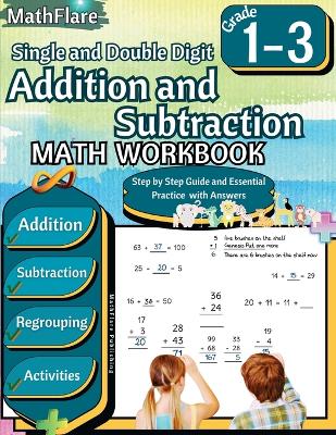 Cover of Addition and Subtraction Math Workbook 1st to 3rd Grade