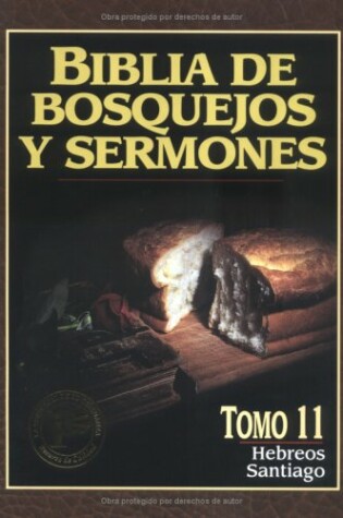 Cover of Biblia de Bosquejos y Sermones-RV 1960-Hebreos/Santiago