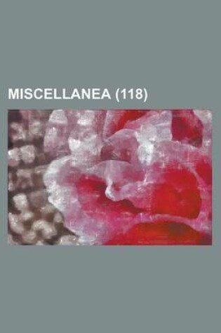 Cover of Miscellanea (118)