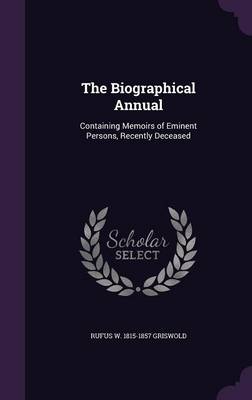 Book cover for The Biographical Annual