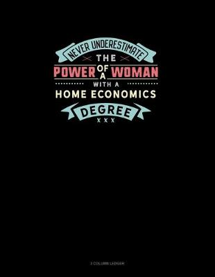 Book cover for Never Underestimate The Power Of A Woman With A Home Economics Degree
