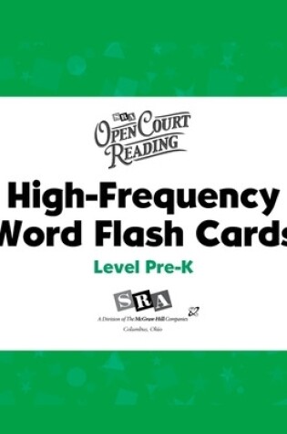 Cover of Open Court Reading PreK, High Frequency Flash Cards