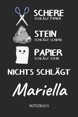 Book cover for Nichts schlagt - Mariella - Notizbuch