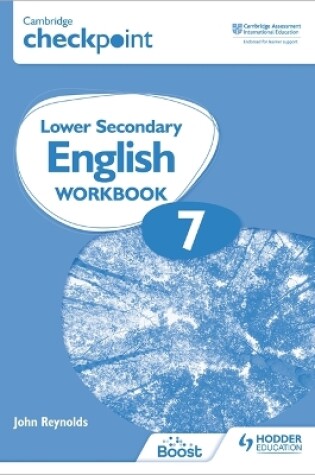 Cover of Cambridge Checkpoint Lower Secondary English Workbook 7