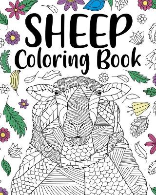 Book cover for Sheep Coloring Book