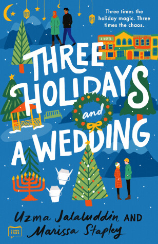 Book cover for Three Holidays and a Wedding