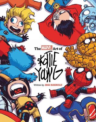 Book cover for The Marvel Art of Skottie Young