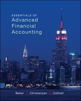 Book cover for Essentials of Advanced Financial Accounting