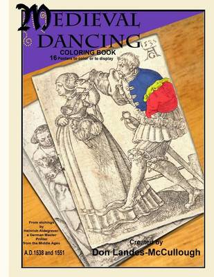 Book cover for Medieval Dancing Coloring Book