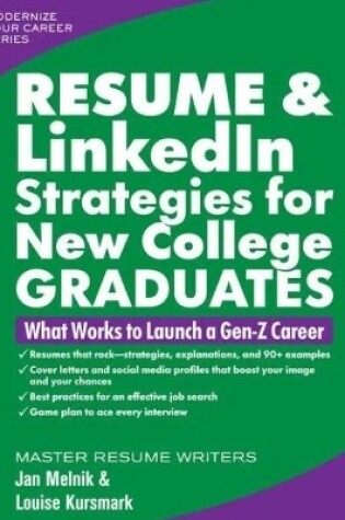 Cover of Resume & LinkedIn Strategies for New College Graduates