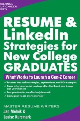 Cover of Resume & LinkedIn Strategies for New College Graduates