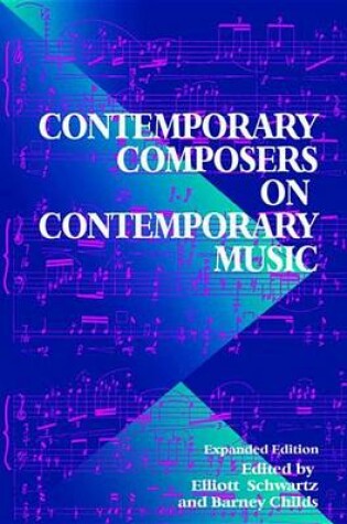 Cover of Contemporary Composers On Contemporary Music