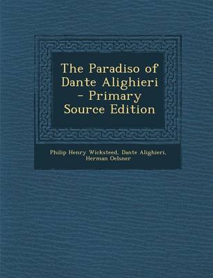 Book cover for The Paradiso of Dante Alighieri